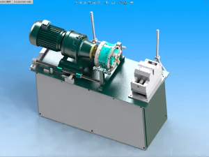 thread rolling machine 3D Model