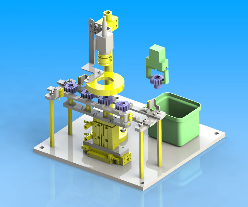 lifting transfer mechanism solidworks2016 3D Model .c4d .max .obj .3ds .fbx .stl .blend 