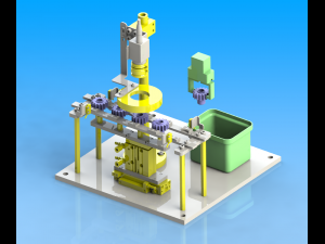 lifting transfer mechanism solidworks2016 Modèle 3D
