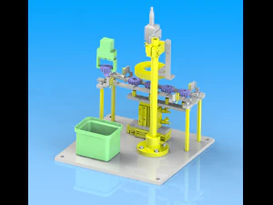 lifting transfer mechanism solidworks2016 3D Model