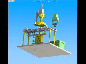 lifting transfer mechanism solidworks2016 3D Model