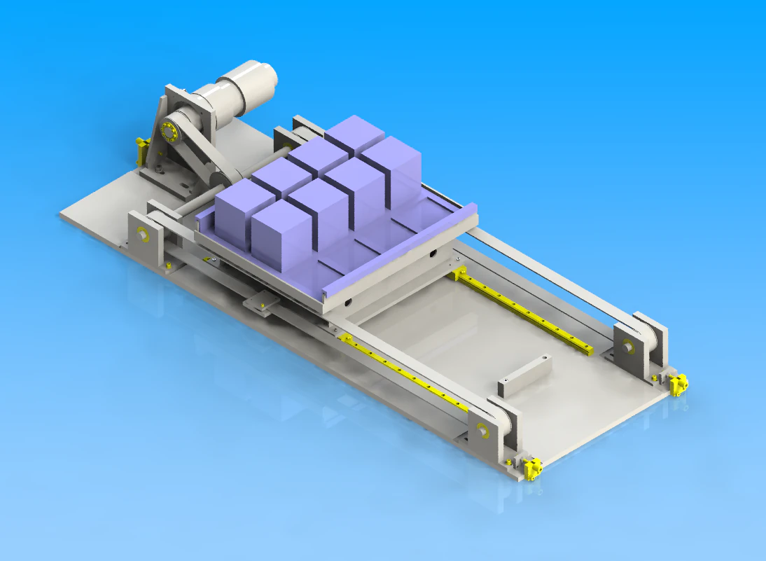 traverse mechanism of heavy workpiece 3D Model .c4d .max .obj .3ds .fbx .stl .blend 