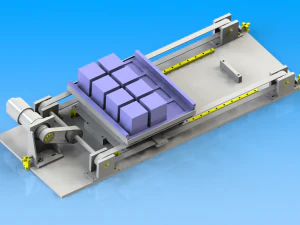 traverse mechanism of heavy workpiece 3D Model