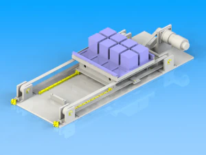traverse mechanism of heavy workpiece 3D Model