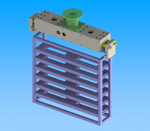 clamping mechanism of heavy workpiece Modello 3D .c4d .max .obj .3ds .fbx .stl .blend 