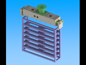 clamping mechanism of heavy workpiece Model 3D