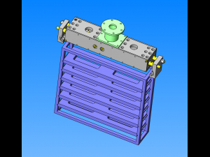 clamping mechanism of heavy workpiece Modello 3D