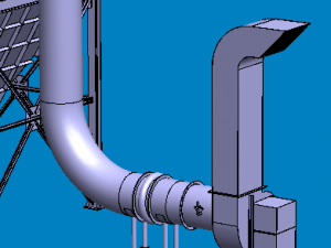 250cmm large industrial dust collector 3D मॉडल