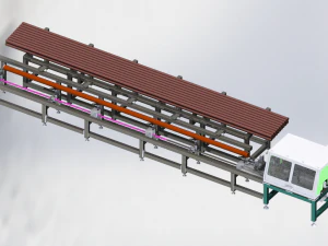 automatic pipe cutting machine 3D Model