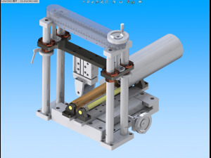 automatic pipe cutting machine Model 3D