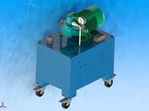 automatic pipe cutting machine Model 3D