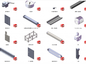automatic pipe cutting machine Model 3D