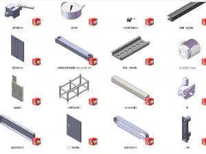 automatic pipe cutting machine 3D Model