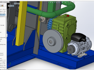 automatic pipe cutting machine Model 3D