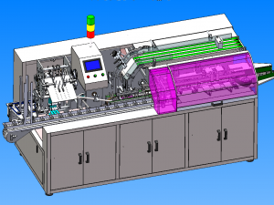 automatic high speed cartoning machine packaging machine Modelo 3D