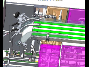 automatic high speed cartoning machine packaging machine Modelo 3D