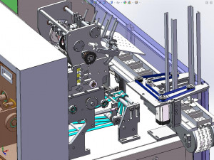 automatic high speed cartoning machine packaging machine Modelo 3D