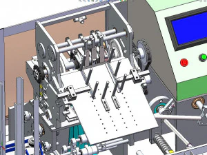 全自动高速装盒机 包装机 3D 模型