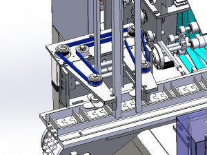 automatic high speed cartoning machine packaging machine Modelo 3D