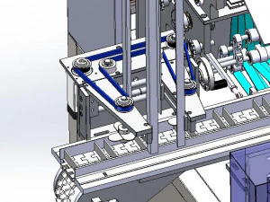 全自动高速装盒机 包装机 3D 模型