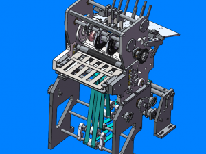 automatic high speed cartoning machine packaging machine Modelo 3D