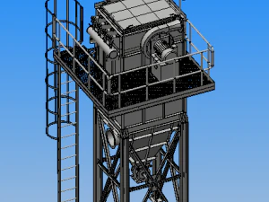 बैग फिल्टर 3D मॉडल