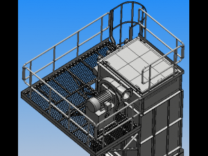 bag filter Modello 3D