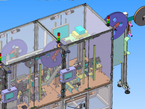 usb automatic assembly machine large equipment 3D मॉडल