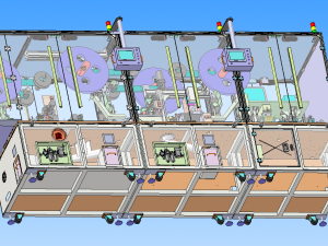 usb automatic assembly machine large equipment 3D मॉडल