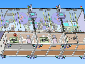 usb automatic assembly machine large equipment 3D Model