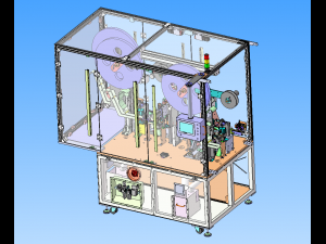 usb automatic assembly machine large equipment 3D मॉडल