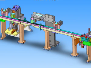 usb automatic assembly machine large equipment 3D Model