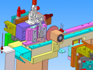usb automatic assembly machine large equipment 3D Model