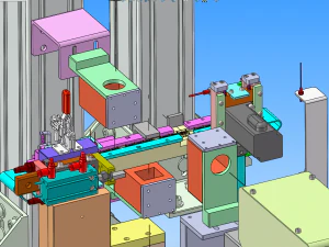 usb automatic assembly machine large equipment 3D Model