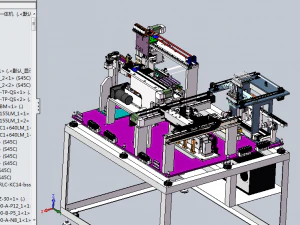 LEDコンポーネント検出スイングプレートのシーリングと溶接を行うオールインワンマシン 3Dモデル