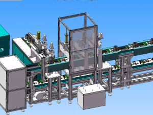 automatic production line of high power motor assembly line 3D मॉडल