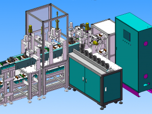 automatic production line of high power motor assembly line 3D मॉडल