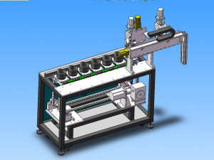 automatic production line of high power motor assembly line 3D मॉडल
