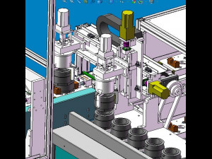 automatic production line of high power motor assembly line 3D मॉडल