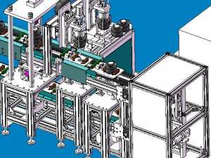 automatic production line of high power motor assembly line 3D मॉडल