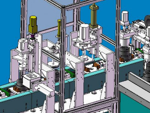 automatic production line of high power motor assembly line 3D मॉडल
