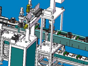 automatic production line of high power motor assembly line 3D मॉडल