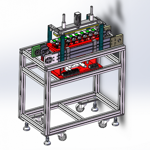 automatic test equipment for mobile phone usb charger 3D Модель .c4d .max .obj .3ds .fbx .stl .blend 