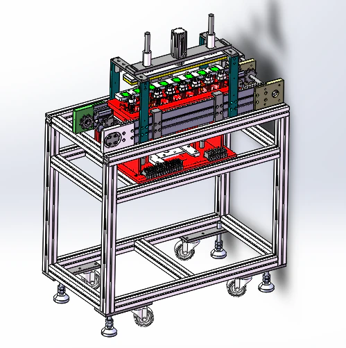 automatic test equipment for mobile phone usb charger 3D Model .c4d .max .obj .3ds .fbx .stl .blend 