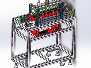 automatic test equipment for mobile phone usb charger 3D Model
