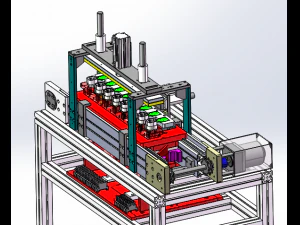 automatic test equipment for mobile phone usb charger 3D Model