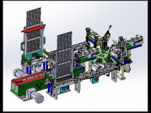 usb automatic assembly device 3D Model