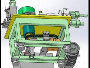 special equipment for expanding stainless steel tube 3D Model