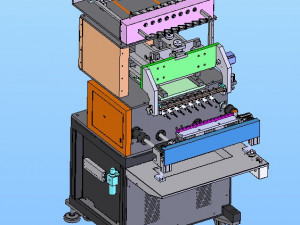 8-axis automatic winding machine 3Dモデル