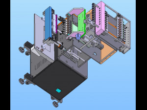 8-axis automatic winding machine 3D Модель